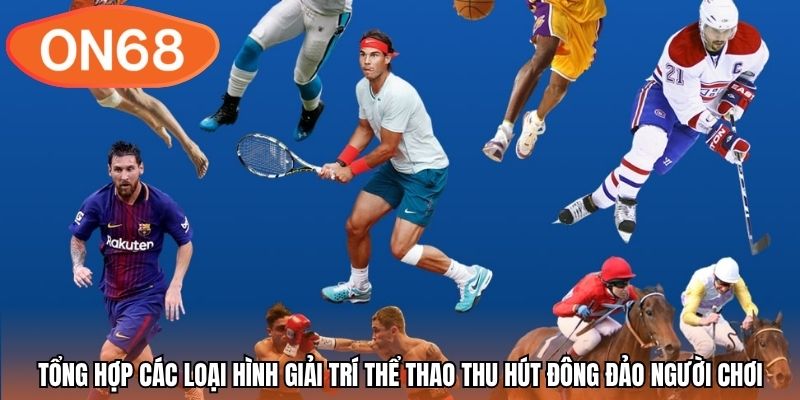 Tổng hợp các loại hình giải trí thể thao thu hút đông đảo người chơi